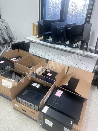 진천군 진천읍 PC 26대 및 모니터 22대 기업 IT 자산 일괄 매입 현장 사진 - 월드메모리